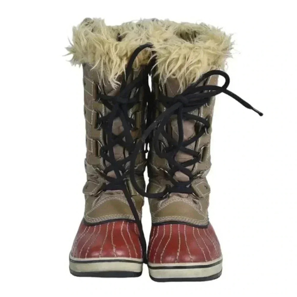 Sorel Trail Autumn Bronze Tofino  Joan of Arctic Snow Winter Boots Brown Red 6 - Picture 4 of 12